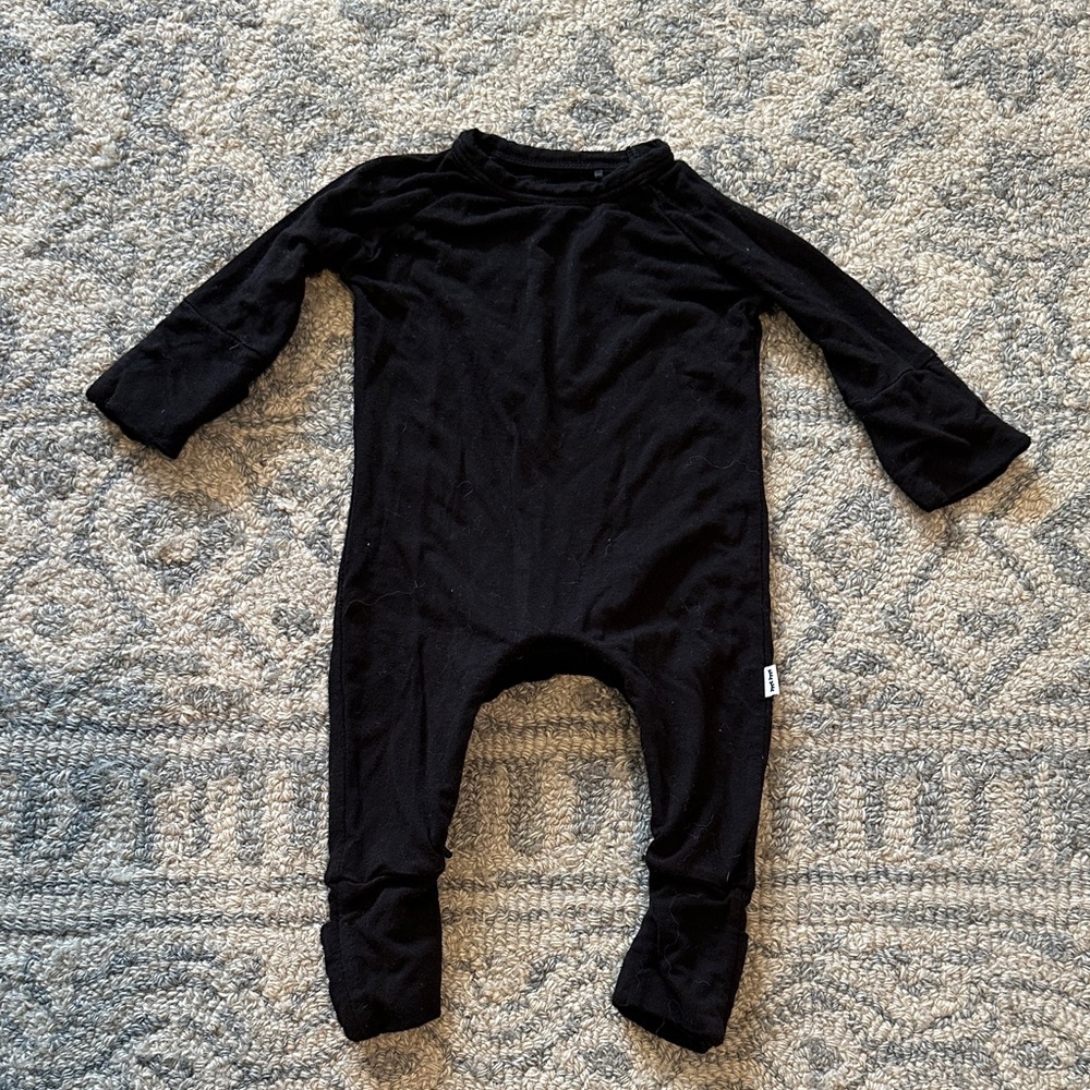 Little Sleepies black cresent sleeper size preemie